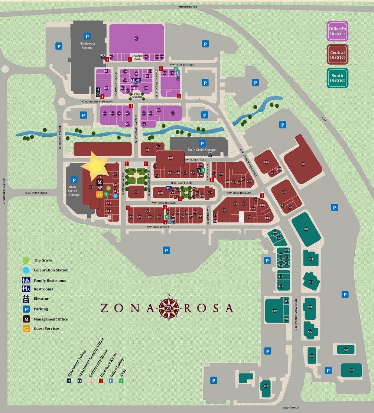 zona rosa მეხიკო რუკა