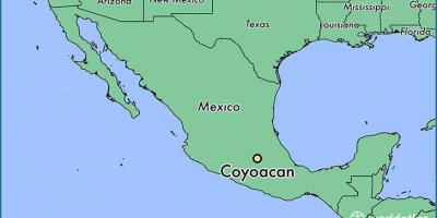 Coyoacan მეხიკო რუკა