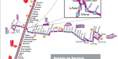 რუკა metrobus მეხიკო