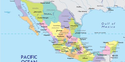 რუკა Mexico City ქალაქი