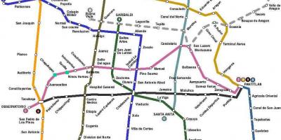 რუკა Mexico City bus 