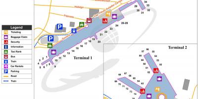 ბენიტო ხუარესი საერთაშორისო აეროპორტის რუკა